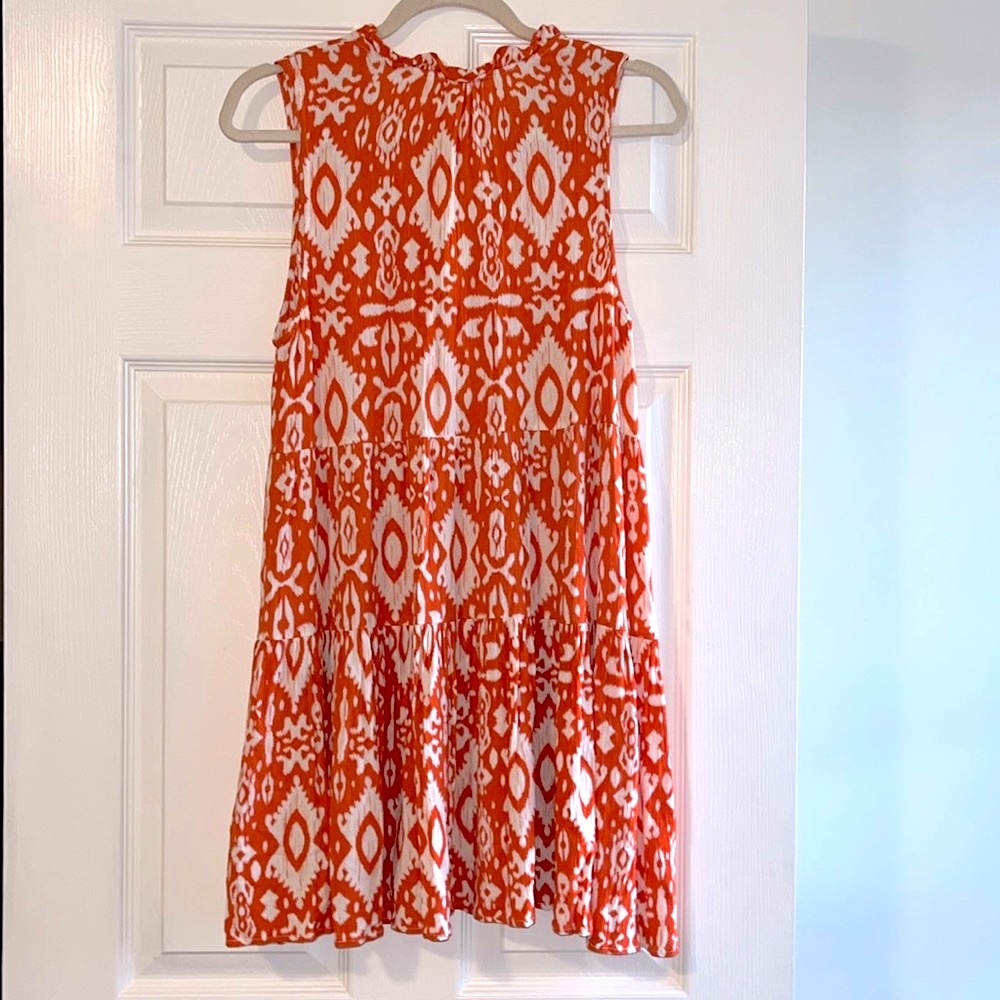BB Dakota Tropical Breeze Tiered Sleeveless Mini Dress Sz S - Picture 4 of 13